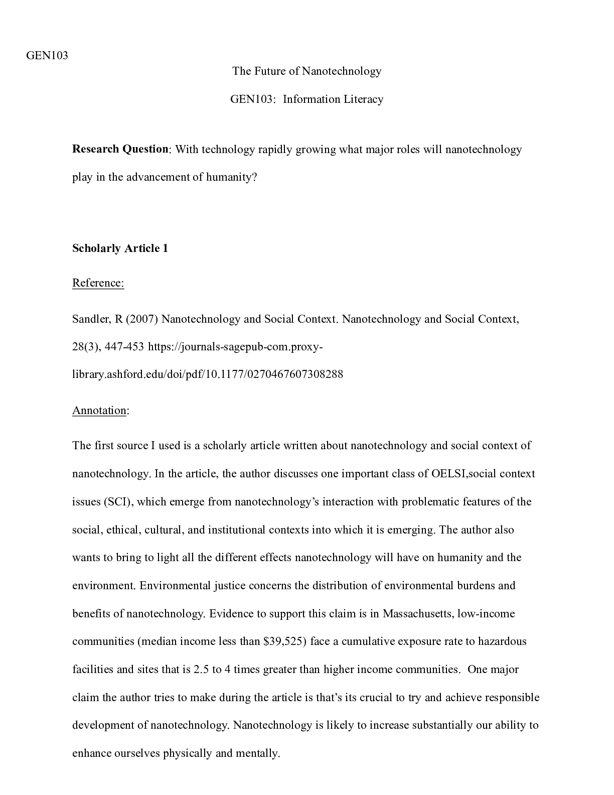 Preview image of gen103 week 3 assignment.docx document